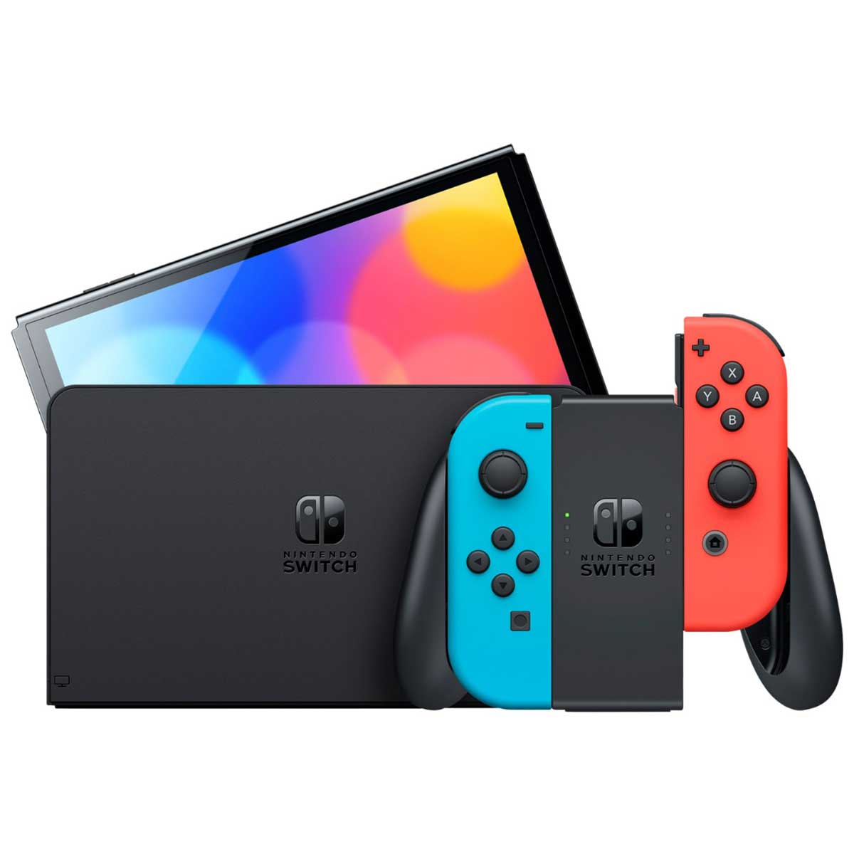 کنسول بازی نینتندو سوییچ مدل Nintendo Switch OLED Neon Red & Blue - Image 2