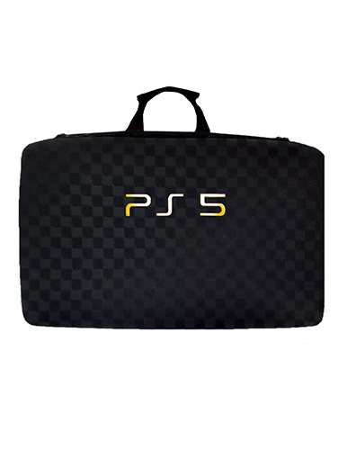 کیف حمل PS5 مدل slim طرح شطرنجی