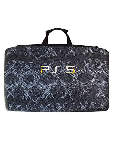 کیف چرمی حمل کنسول PS5 slim طرح پلنگی