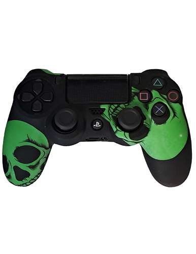 روکش دسته PS4 طرح Green skull