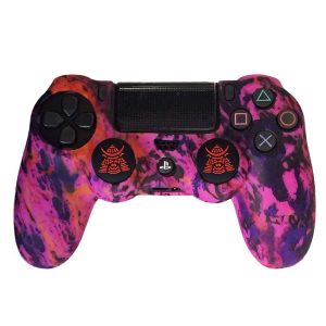 روکش دسته PS4 طرح رنگارنگ