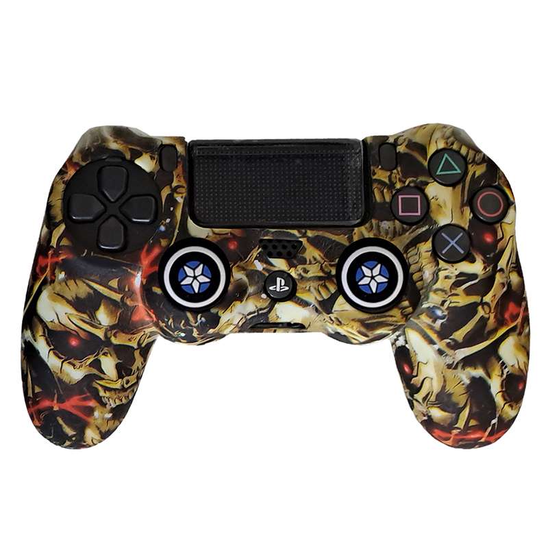 روکش دسته PS4 طرح جمجمه چشم قرمز - Image 2