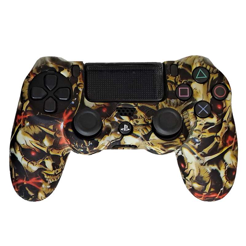 روکش دسته PS4 طرح جمجمه چشم قرمز - Image 4