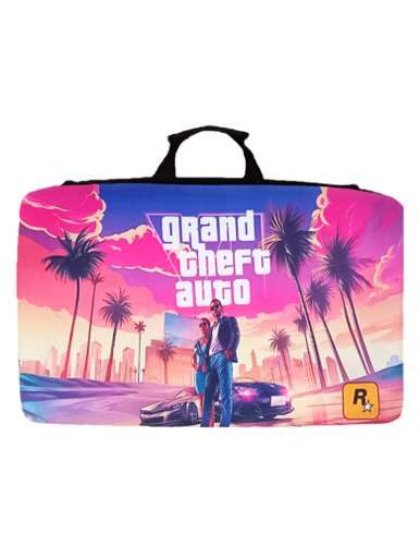 کیف حمل PS5 مدل slim طرح GTA