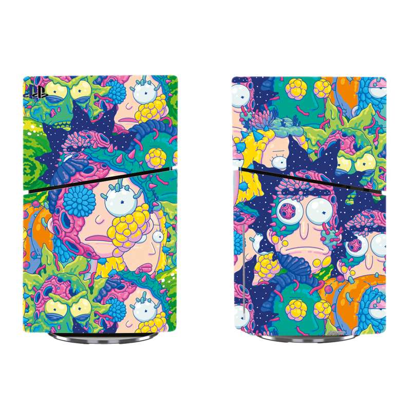 برچسب کنسول PS5 SLIM (GO) طرح Rick And Morty - Image 3