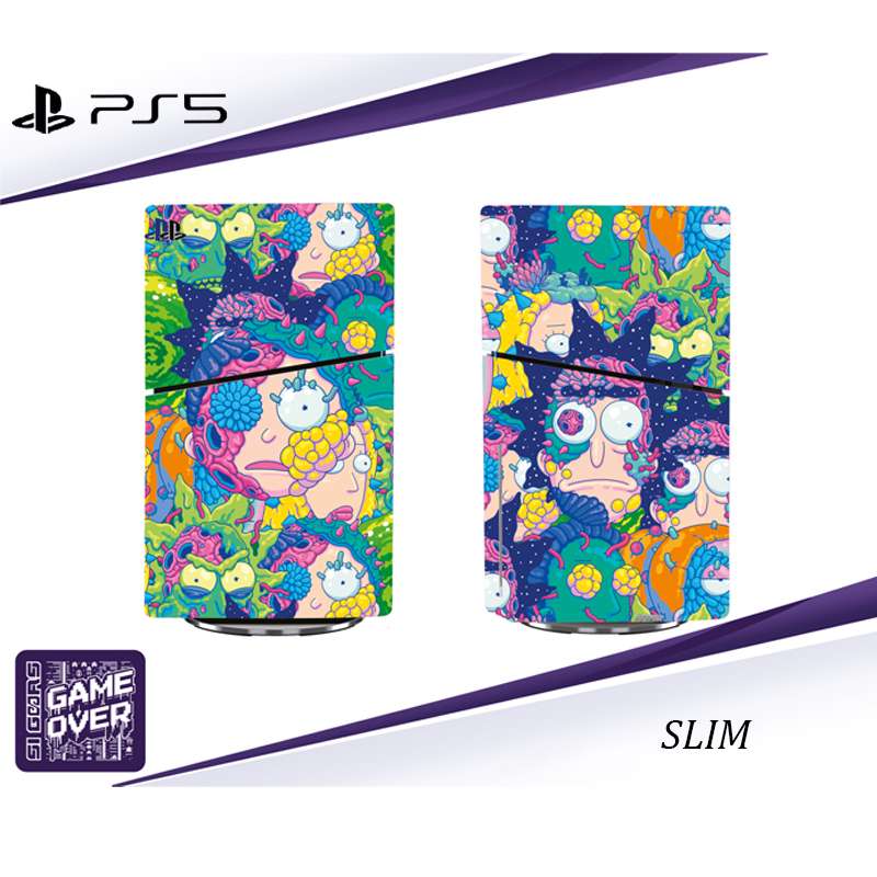 برچسب کنسول PS5 SLIM (GO) طرح Rick And Morty - Image 2