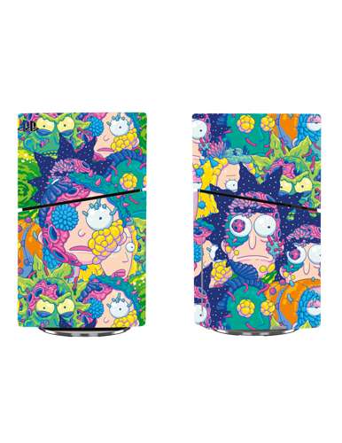 برچسب کنسول PS5 SLIM (GO) طرح Rick And Morty
