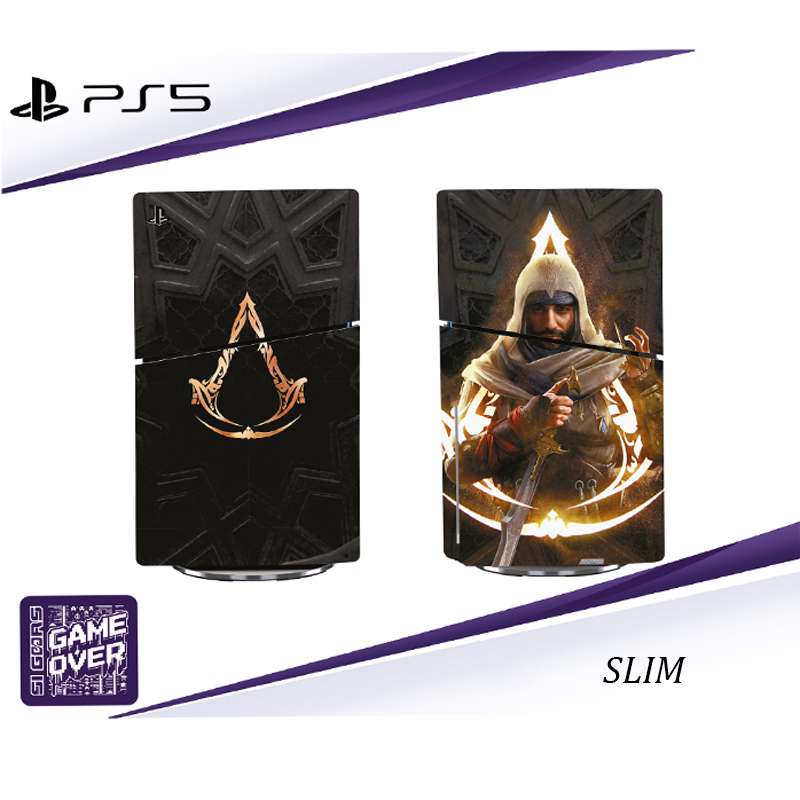 برچسب کنسول PS5 SLIM (GO) طرح Assassins Creed - Image 2