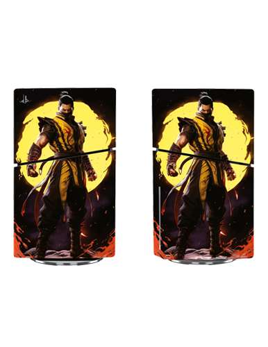 برچسب کنسول PS5 SLIM (GO) طرح Mortal Kombat