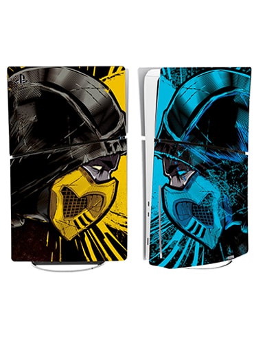 برچسب کنسول PS5 SLIM (GO) طرح Mortal Kombat