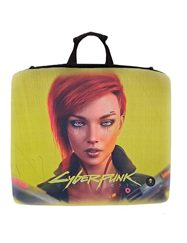 کیف حمل ps4 طرح Cyberpunk