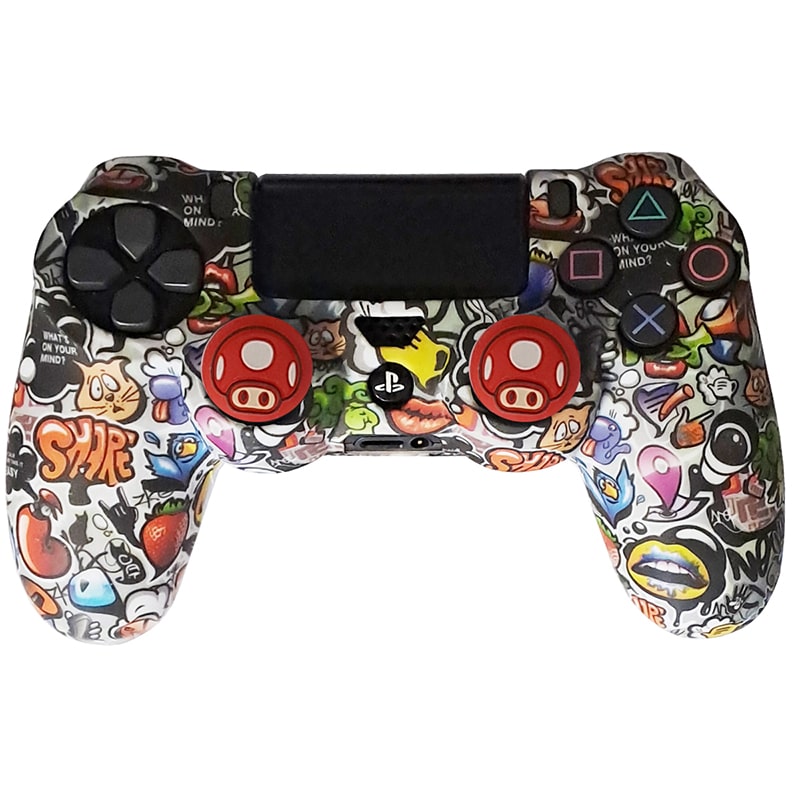 روکش دسته PS4 طرح strawberry - Image 4