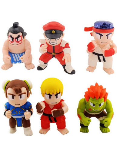 فیگور مبارزین خیابانی Street Fighter کد 2167 بسته 6 عددی