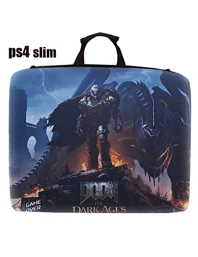 کیف حمل کنسول PS4 طرح Doom The Dark Ages