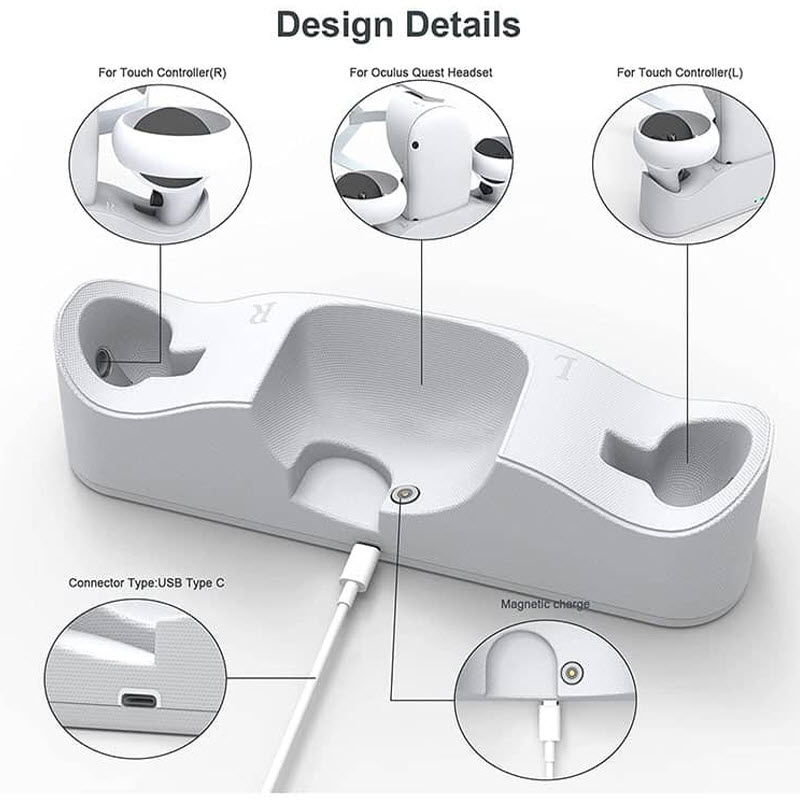 پایه شارژ مخصوص Oculus Quest 2 مدل JYS-OC003 - Image 5