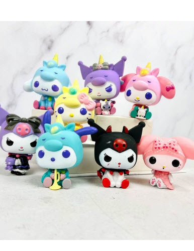 فانکو پاپ کرومی و ملودی انیمه Hello kitty مجموعه 8 عددی