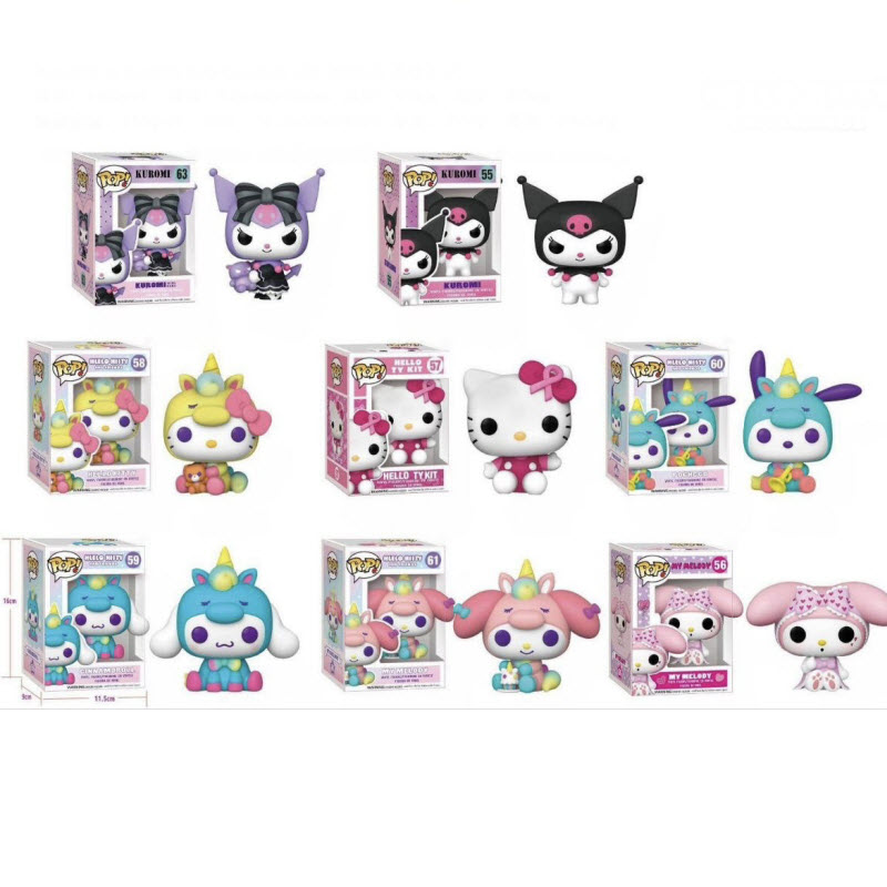 فانکو پاپ کرومی و ملودی انیمه Hello kitty مجموعه 8 عددی - Image 9