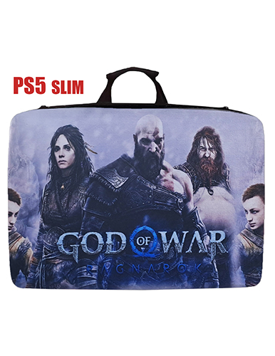 کیف حمل کنسول PS5 اسلیم طرح god of war