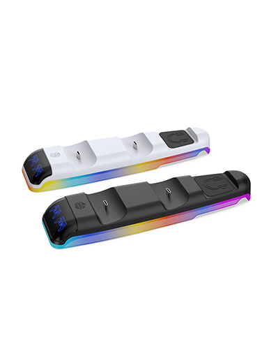 پایه شارژر دسته PS5 اسلیم دابی مدل TP5-3597 RGB