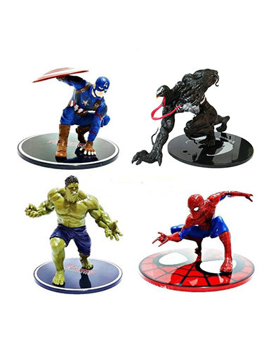 فیگور انتقام جویان Avengers کد 3825 ست 4 عددی