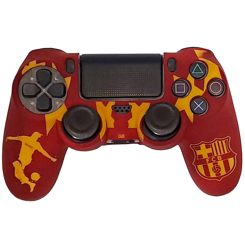 روکش دسته PS4 طرح بارسا قرمز - Image 5