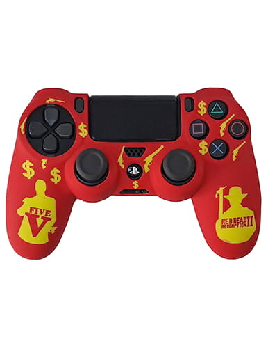 روکش دسته PS4 طرح رد دد red dead 3