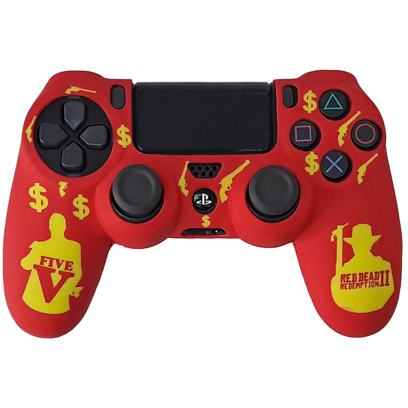 روکش دسته PS4 طرح رد دد red dead 3 - Image 3