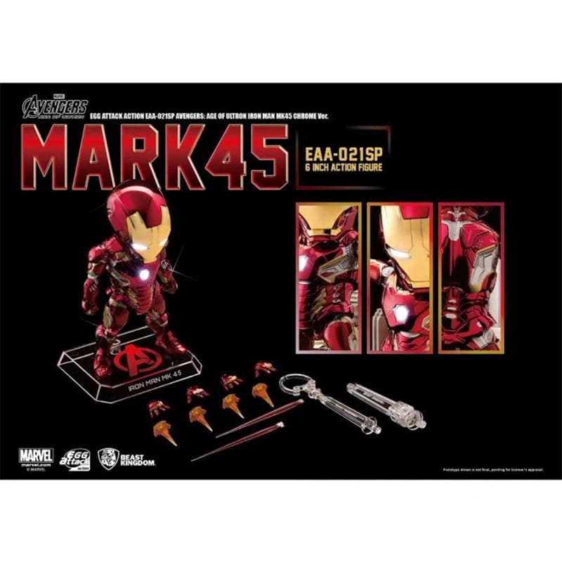 اکشن فیگور Beast Kingdom طرح Iron Man Mark 45 EAA-021SP - Image 4