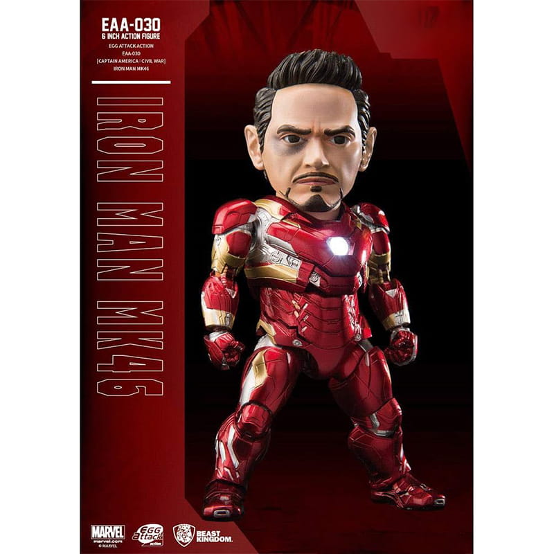 اکشن فیگور Beast Kingdom طرح Iron Man Eaa-030 Civil War Mk 46 - Image 5