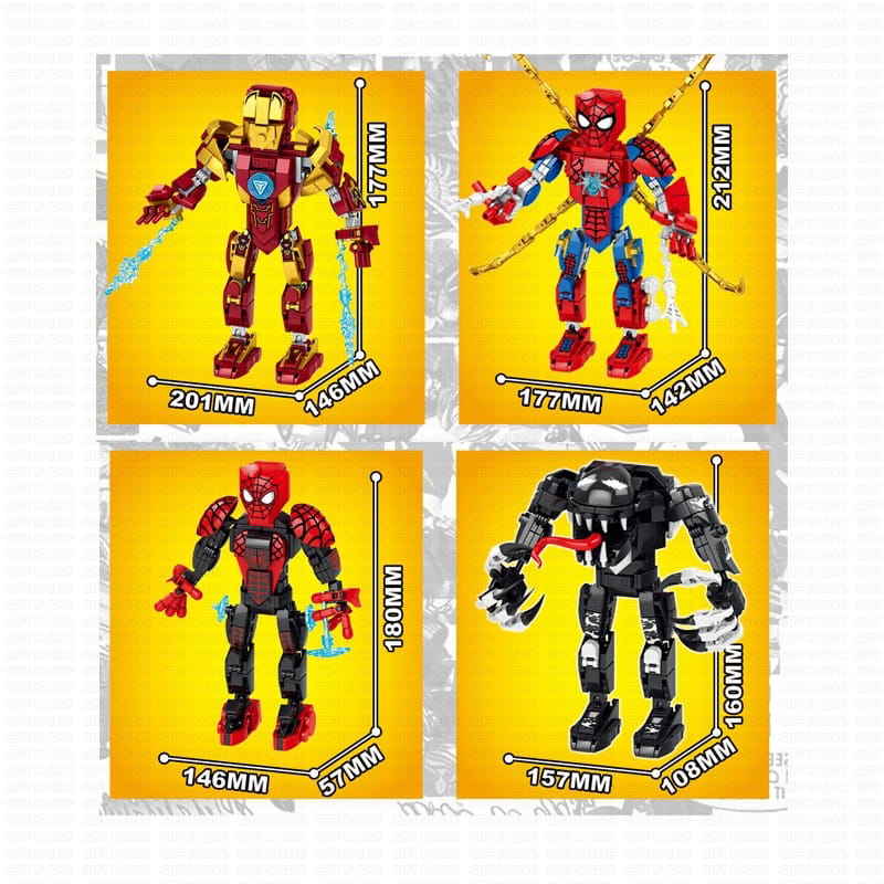لگو ابرقهرمانان Super Heroes Avengers کد MG1190 ست 4 عددی - Image 4