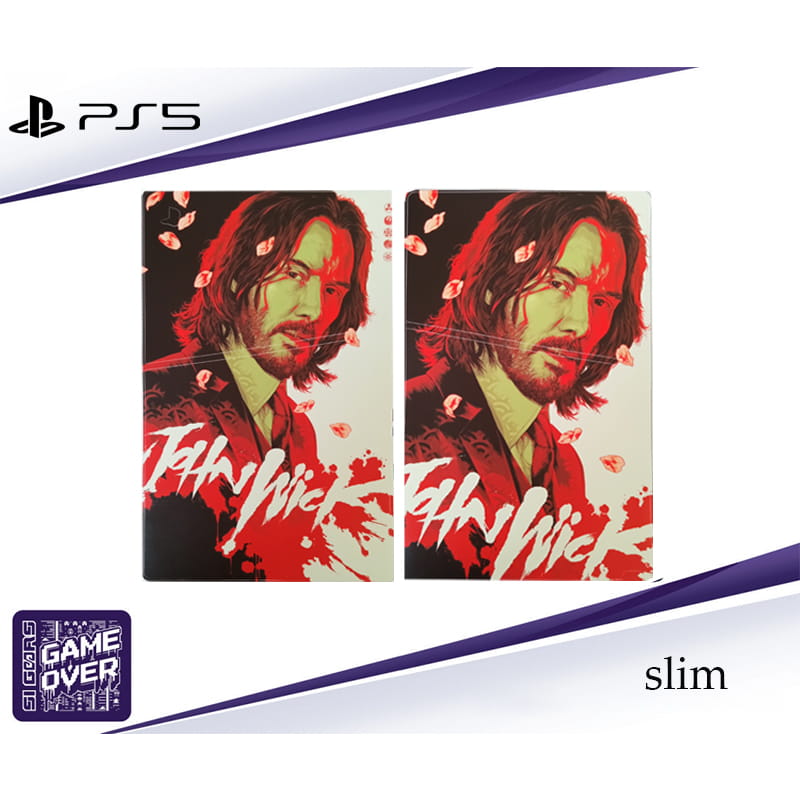برچسب کنسول PS5 SLIM (GO) طرح جان ویک John Wick - Image 3
