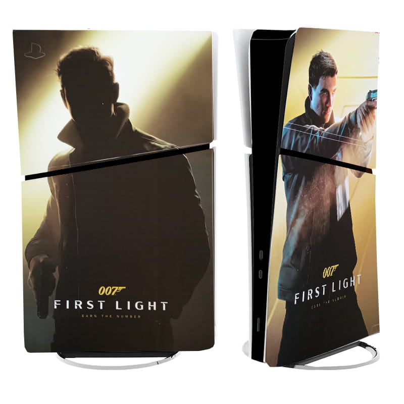 برچسب کنسول PS5 SLIM (GO) طرح FIRST LIGHT 007 - Image 2