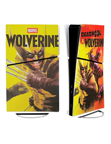 برچسب کنسول PS5 SLIM (GO) طرح ولورین WOLVERINE