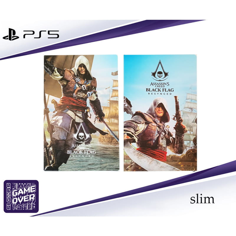 برچسب کنسول PS5 SLIM (GO) طرح ASSASSINS CREED BLACK FLAG - Image 3