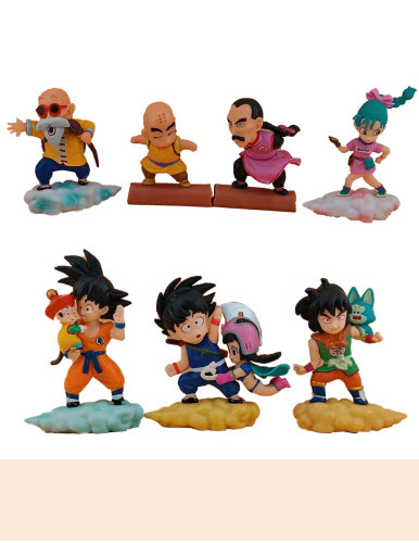 اکشن فیگور طرح Dragon Ball کد 2134 بسته 7 عددی