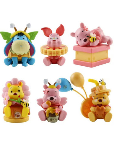 فیگور وینی پو Winnie the pooh کد 2146 بسته 6 عددی