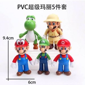 فیگور طرح Super Mario کد 2001 بسته 5 عددی