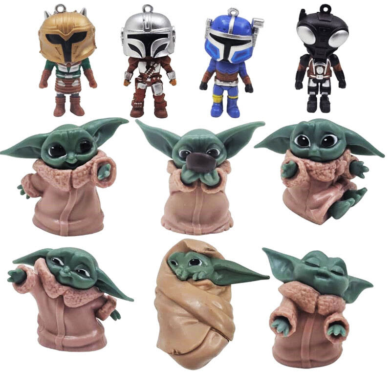فیگور Starwars طرح بیبی یودا و مندلورین بسته 10 عددی - Image 3