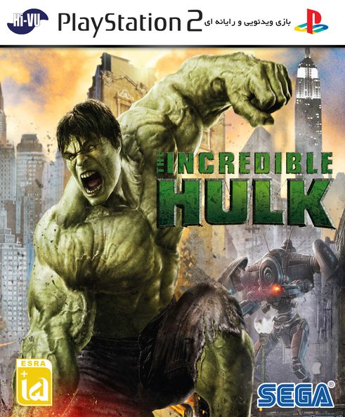بازی THE INCREDIBLE HULK ویژه کنسول PS2