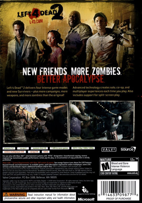 بازی کامپیوتر Left 4 Dead 2 گردو - Image 2