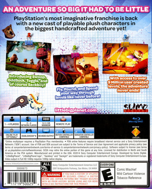 خرید بازی Little Big Planet 3 - Image 2