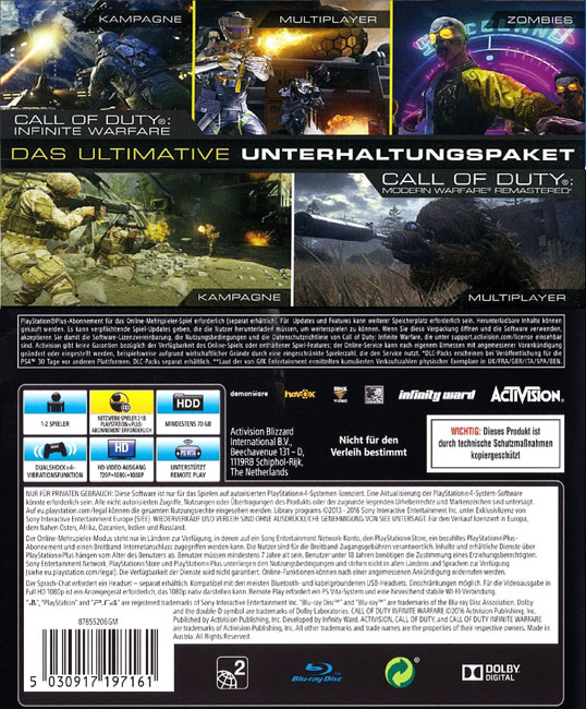بازی Call Of Duty Infinite Warfare Legacy Edition PS4 - Image 2