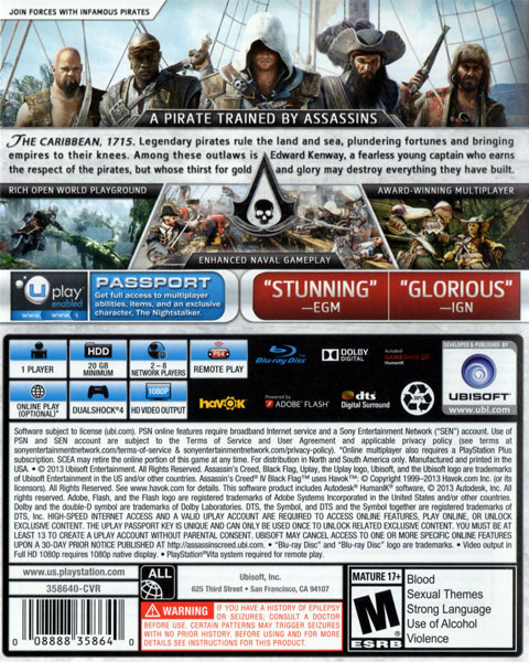 بازی پلی استیشن 4 Assassins Creed IV Black Flag - Image 2