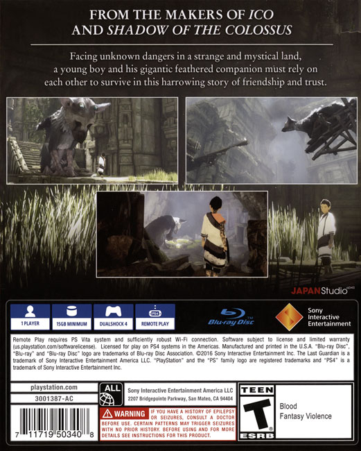 بازی پلی استیشن 4 The Last Guardian - Image 2