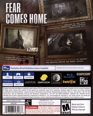 Resident Evil Biohazard Ps4