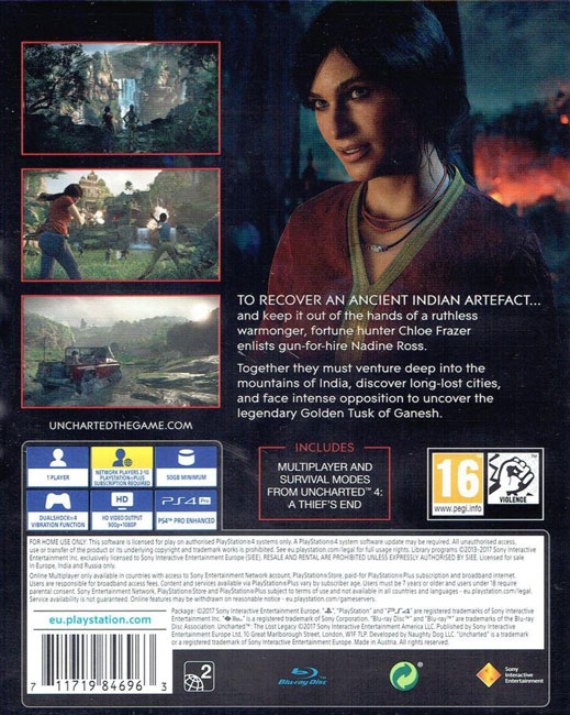 بازی پلی استیشن 4 Uncharted The Lost Legacy - Image 2
