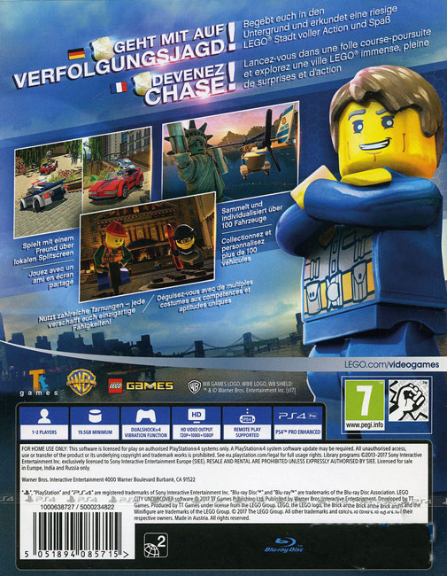 بازی LEGO City undercover ps4 ریجن 1 - Image 2