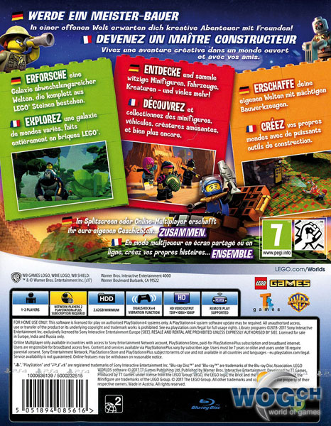 بازی LEGO Worlds برای Ps4 - Image 2